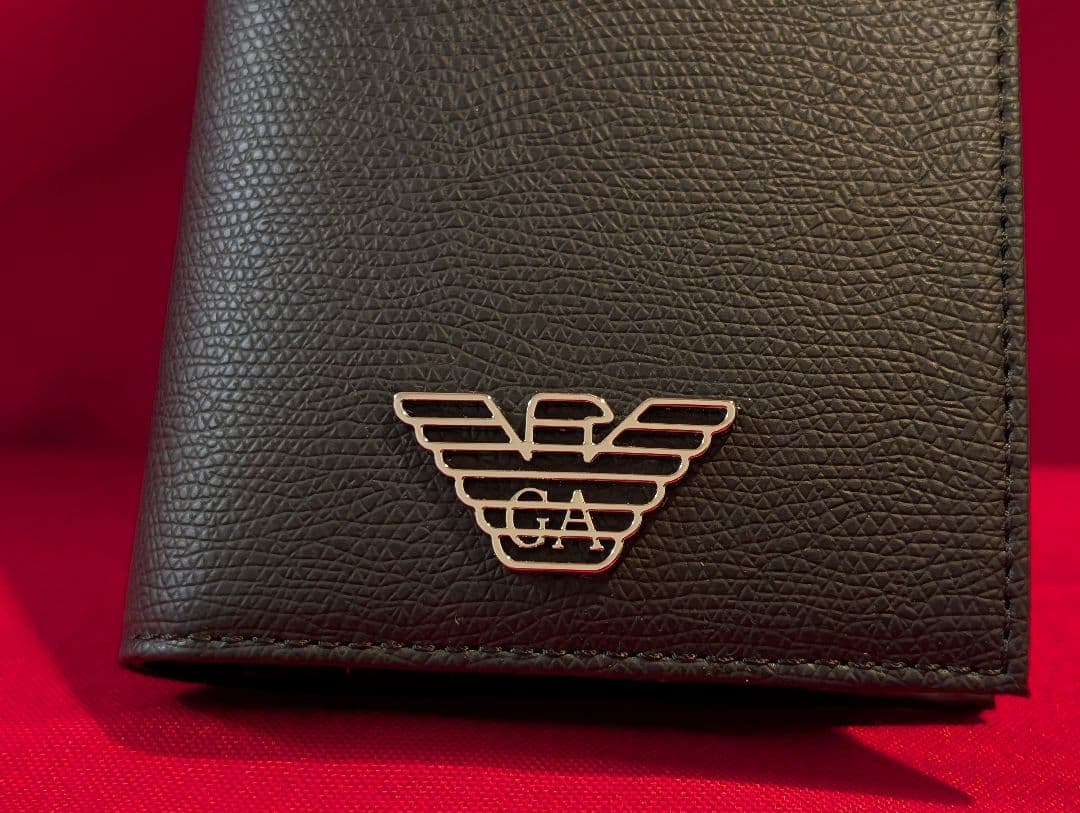 新品　EMPORIO ARMANI ブラック 長財布 アルマーニ　メンズ