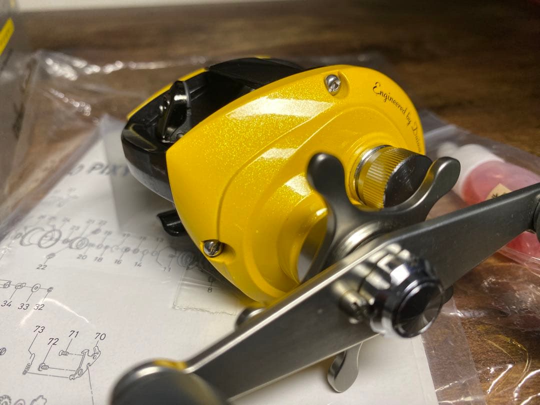 Daiwa 04リベルトピクシー　イエローパール　極美品　左巻き　限定カラー