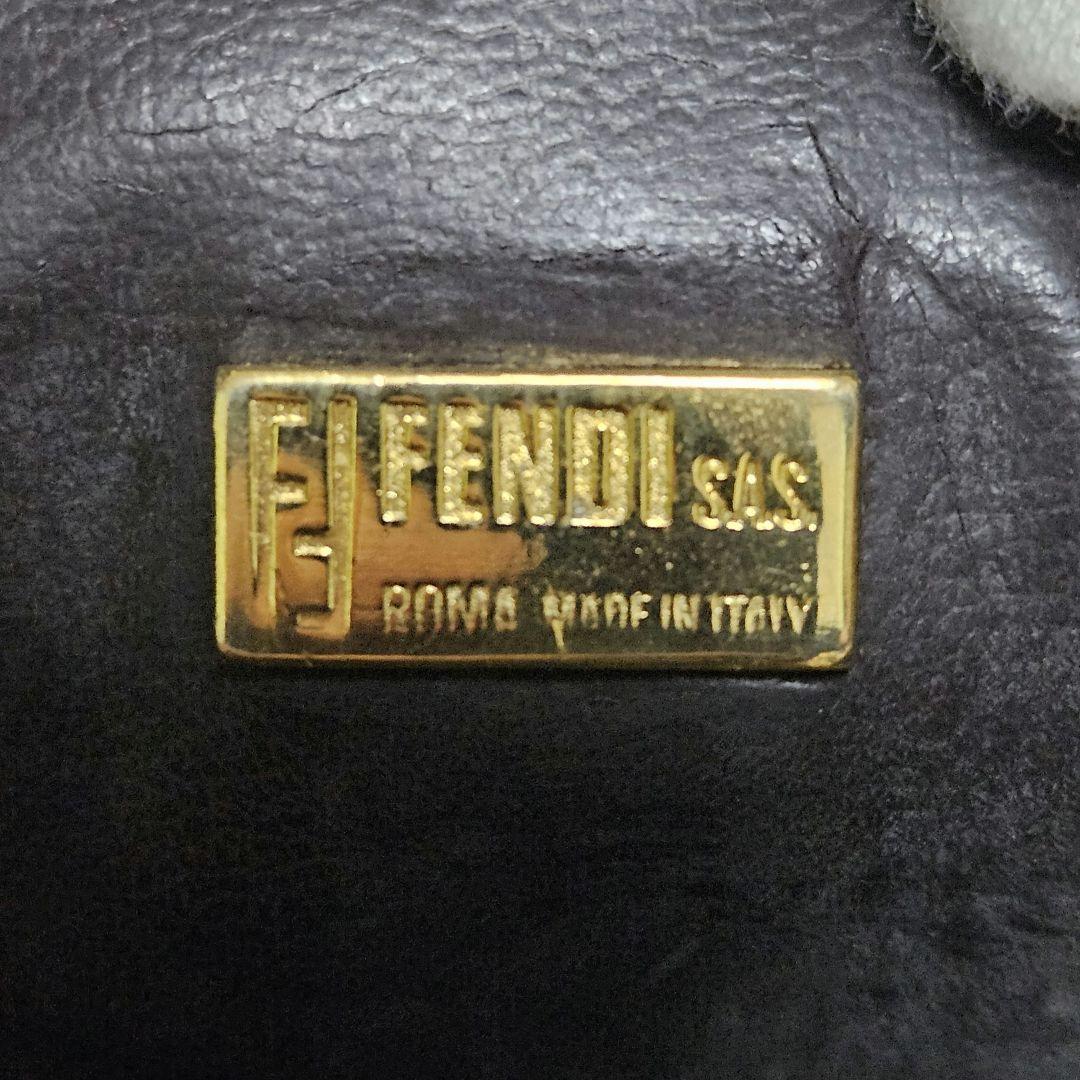【良品】FENDI フェンディ ボストンバッグ FFズッカ 旅行用 ヴィンテージ
