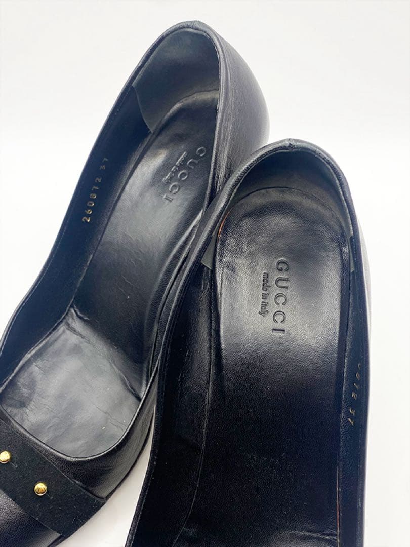 GUCCI グッチ レザーパンプス⑤‼️