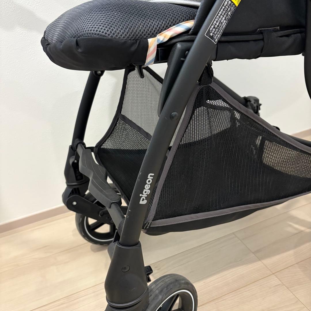 【美品】Pigeon ランフィリノン 両対面ベビーカー　AB型　軽量　リコール済