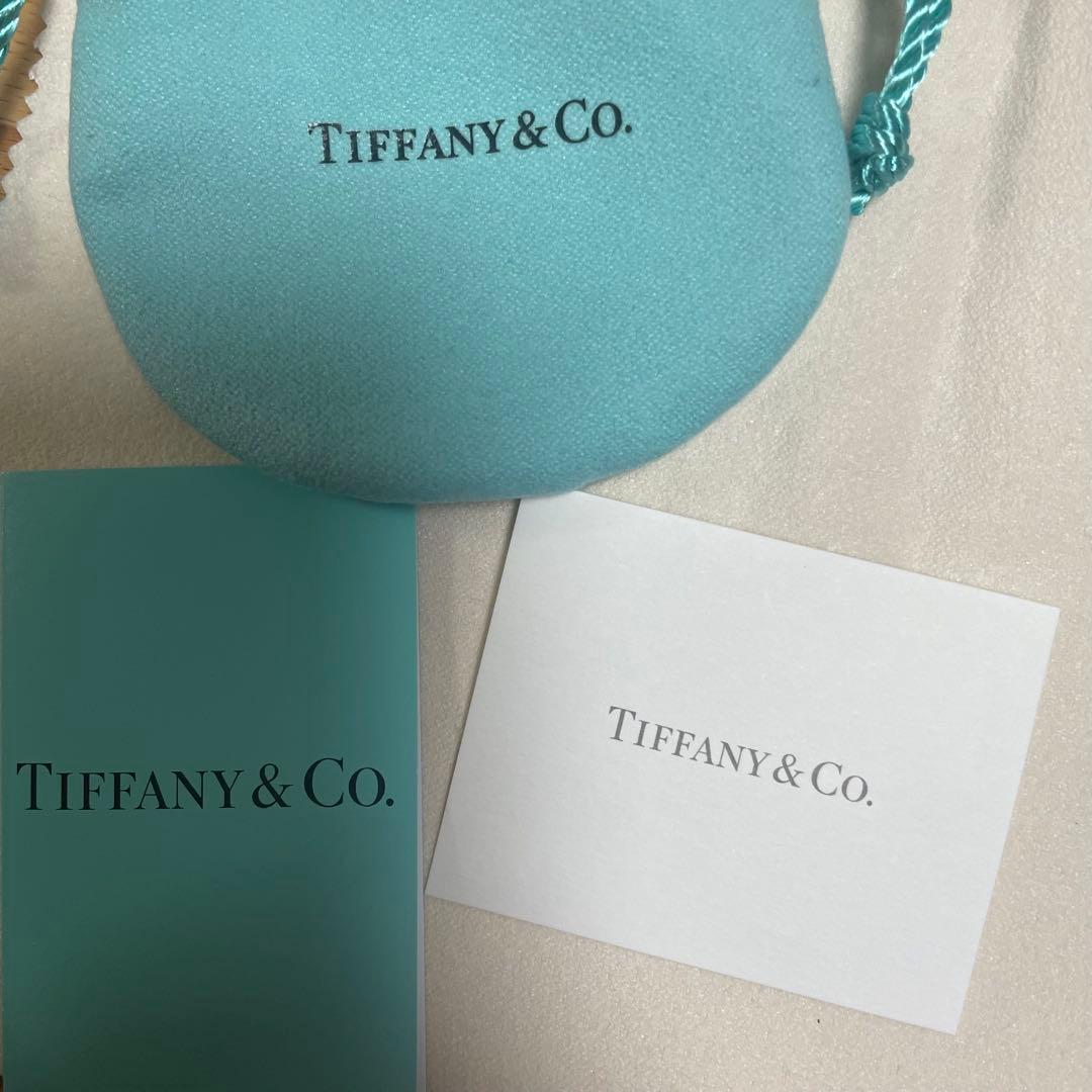 TIFFANY&Co.1837ナローリングモンタナサファイア2石　10号