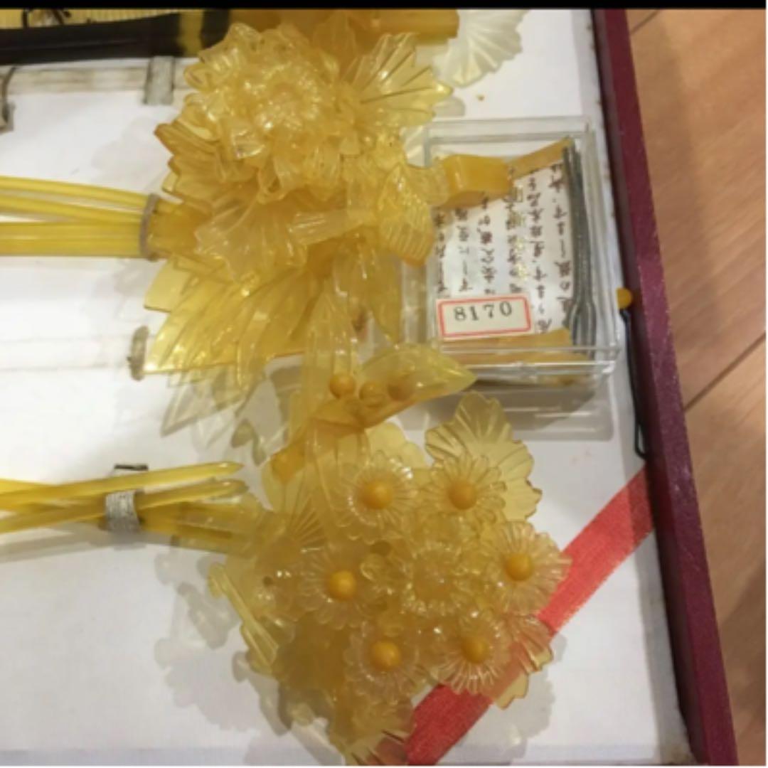 婚礼　簪　鼈甲風