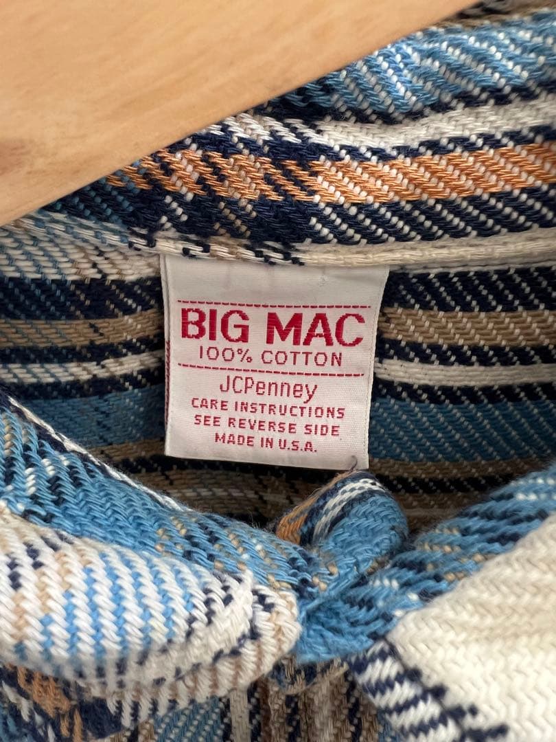 【大特価】アメリカ製BIG MAC ネルシャツ