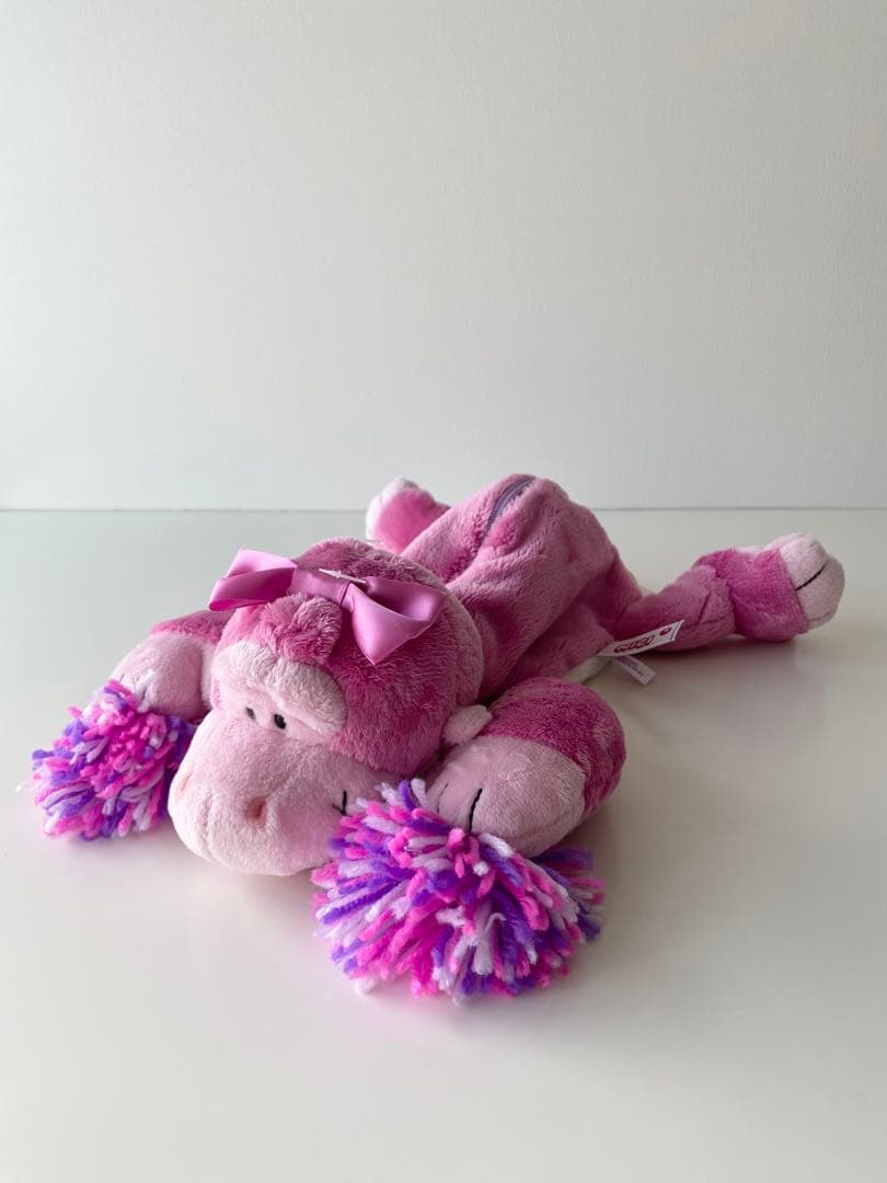 ラスト1点！新品 ニキ NICI ゴリラ　チアリーダー　ペンケース　ぬいぐるみ