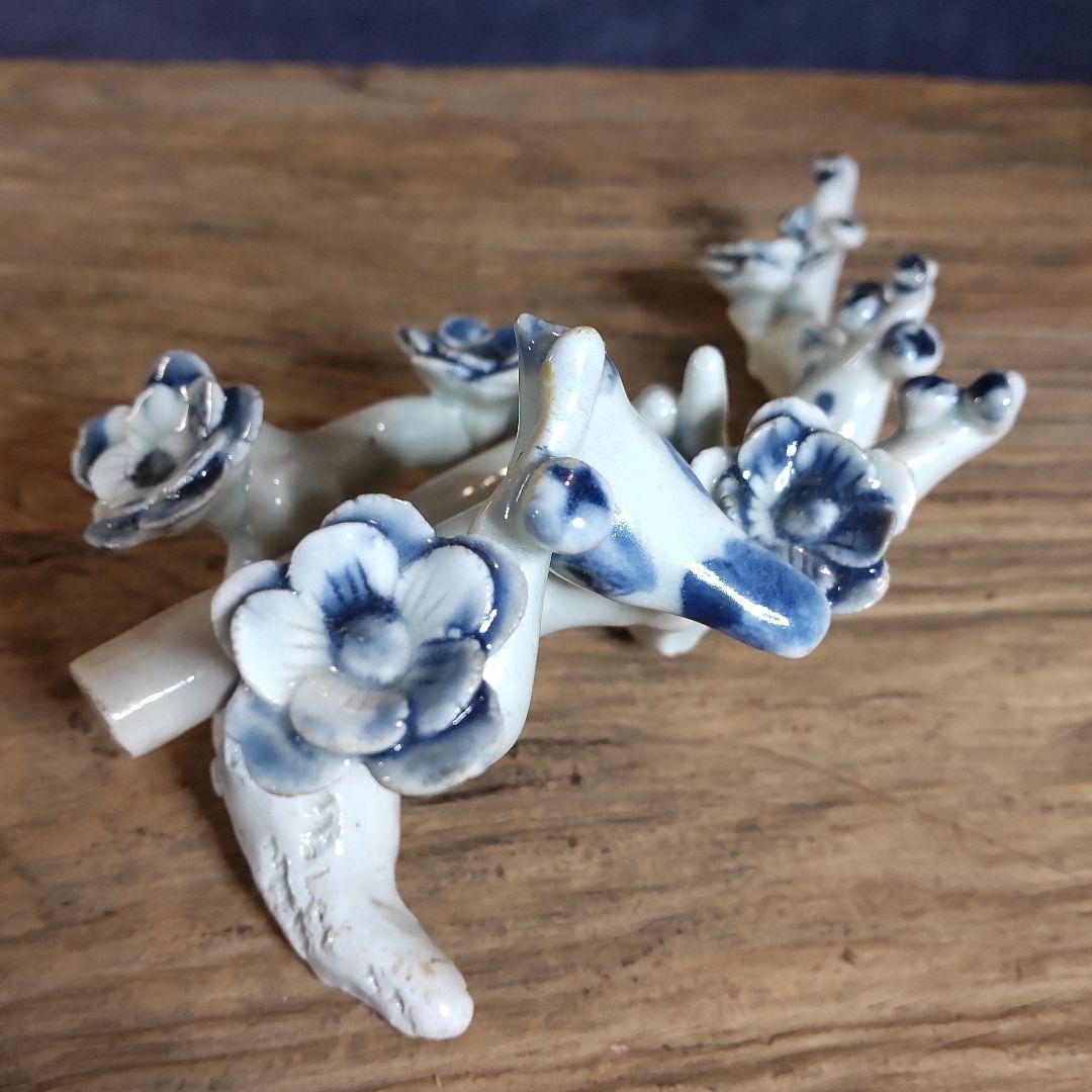 古伊万里、珍品、花と鳥梅に鶯