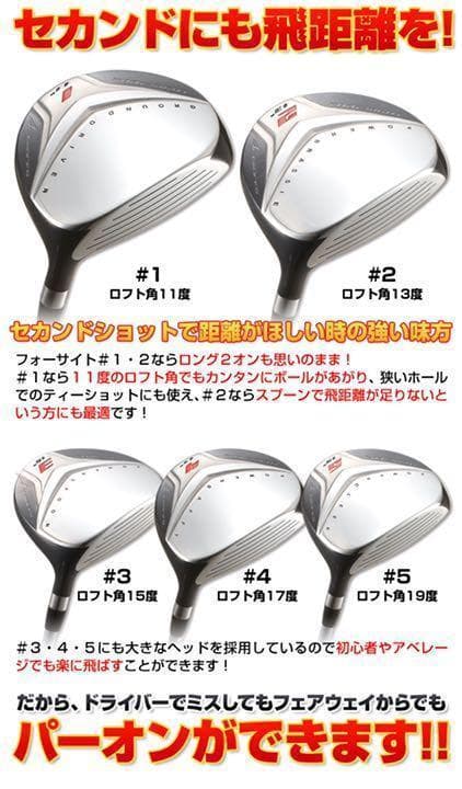 【ヘッドのみ】1.2番FWも! 優しい超大型激飛び2オン兵器◆ フォーサイトFW