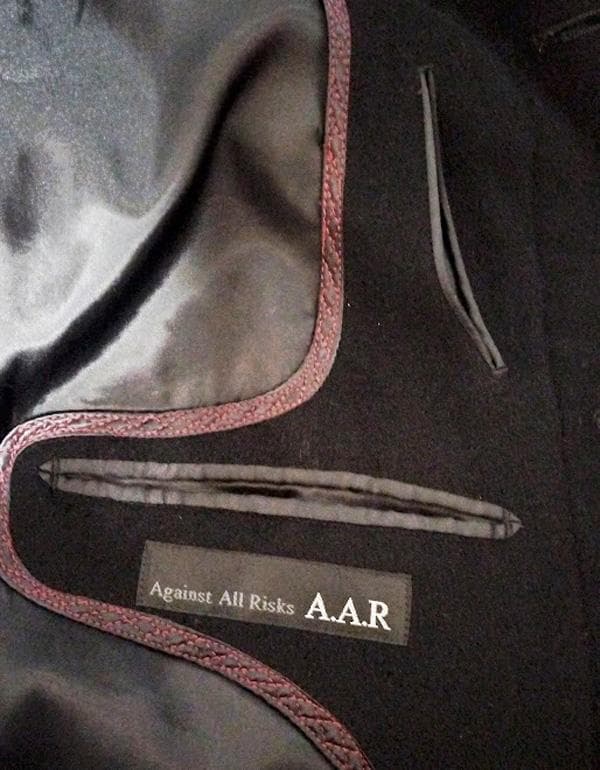【古着】A.A.RヨウジヤマモトYOHJI YAMAMOTOチェスターコート黒L