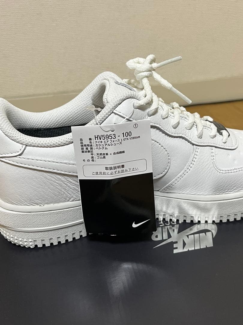 NIKE AIR FORCE 1 GTX VIBRAM ホワイト 26cm