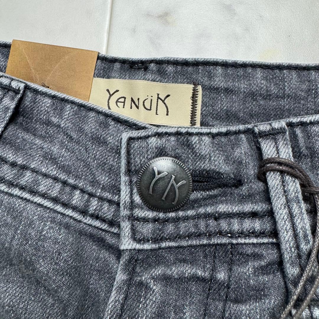 【新品タグ付き】 YANUK JOAN ハイウエストワイドストレートデニム 23