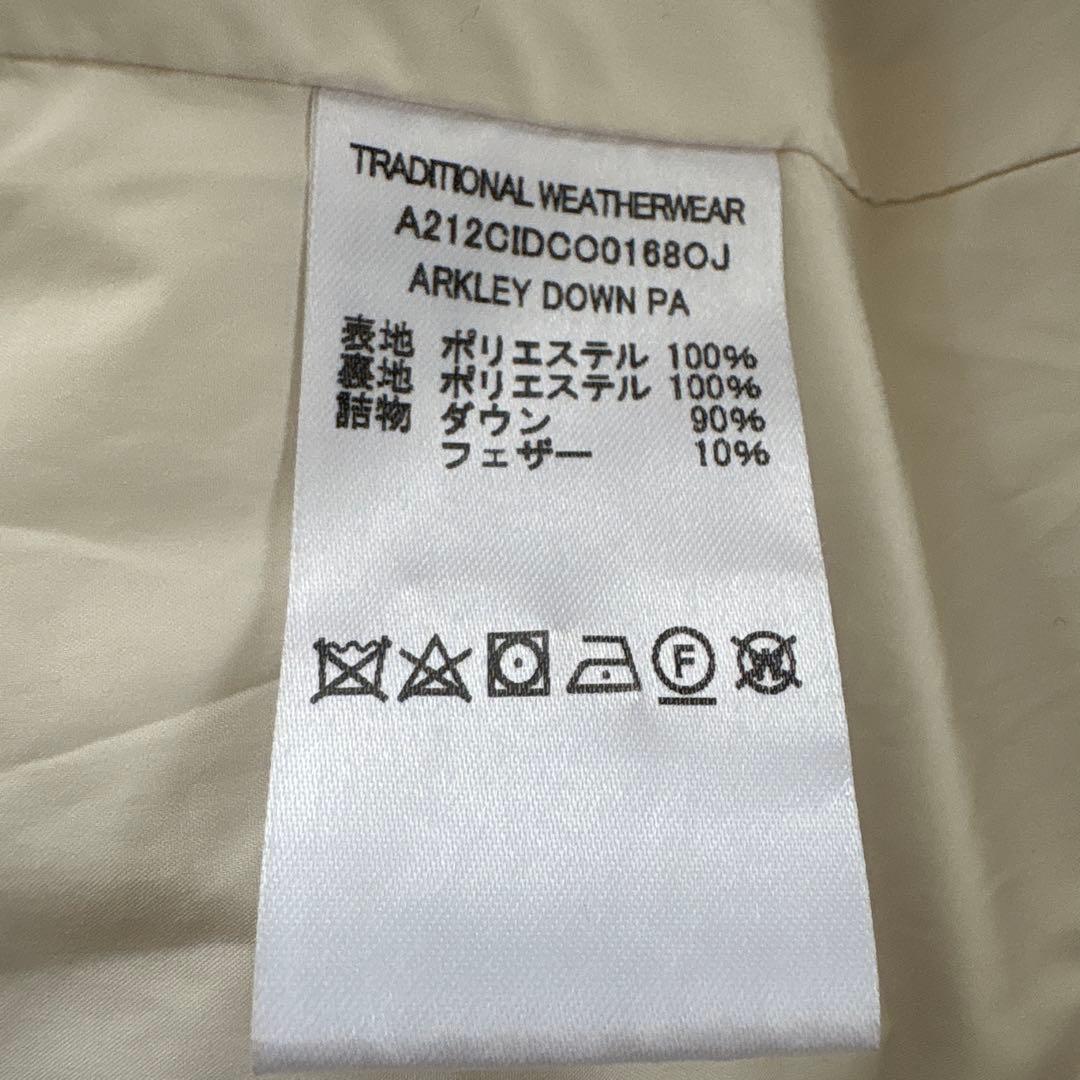 Traditional Weatherwear ダウンジャケット 36アイボリー