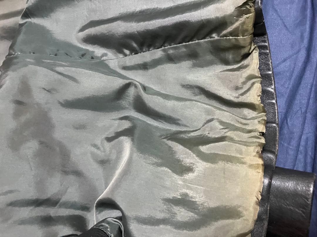 emporio armani 90s ラムレザーテーラードジャケット