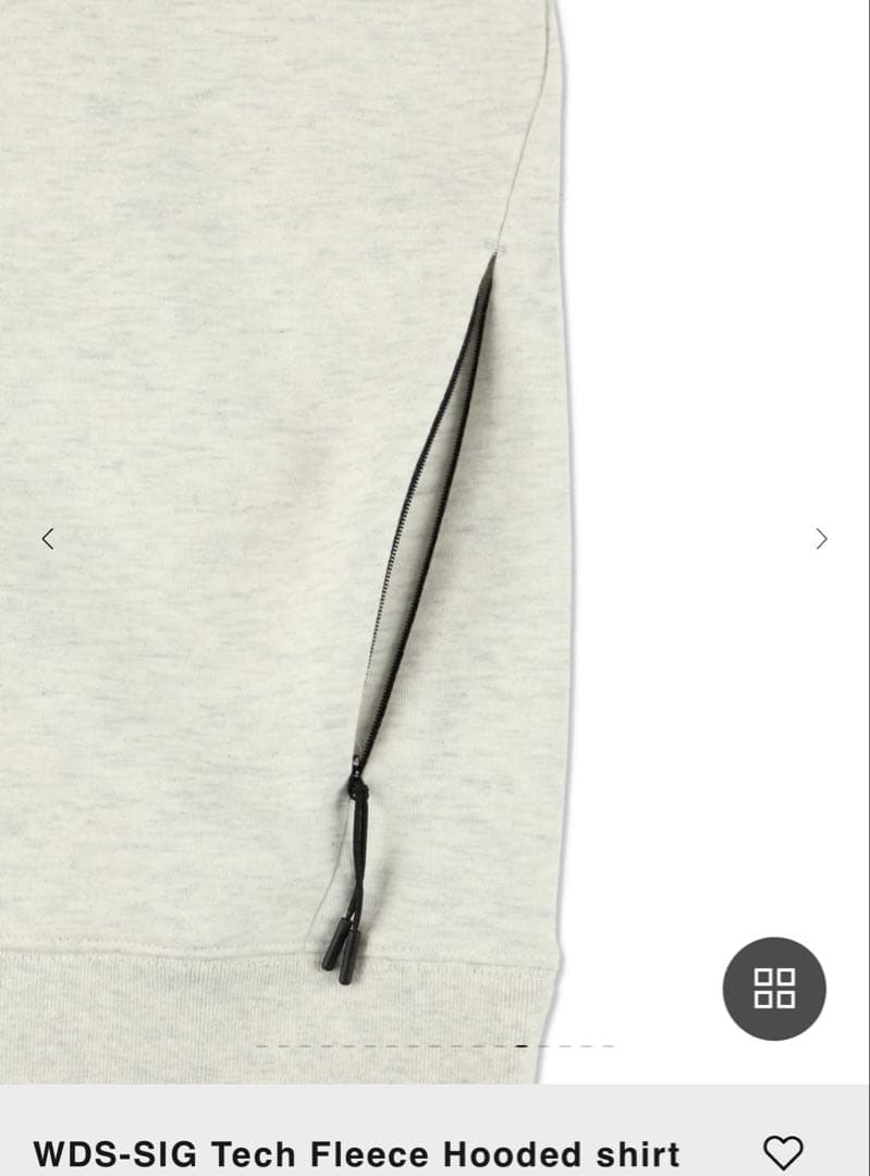 オンライン即完売WDS-SIG Tech Fleece Hooded shirt
