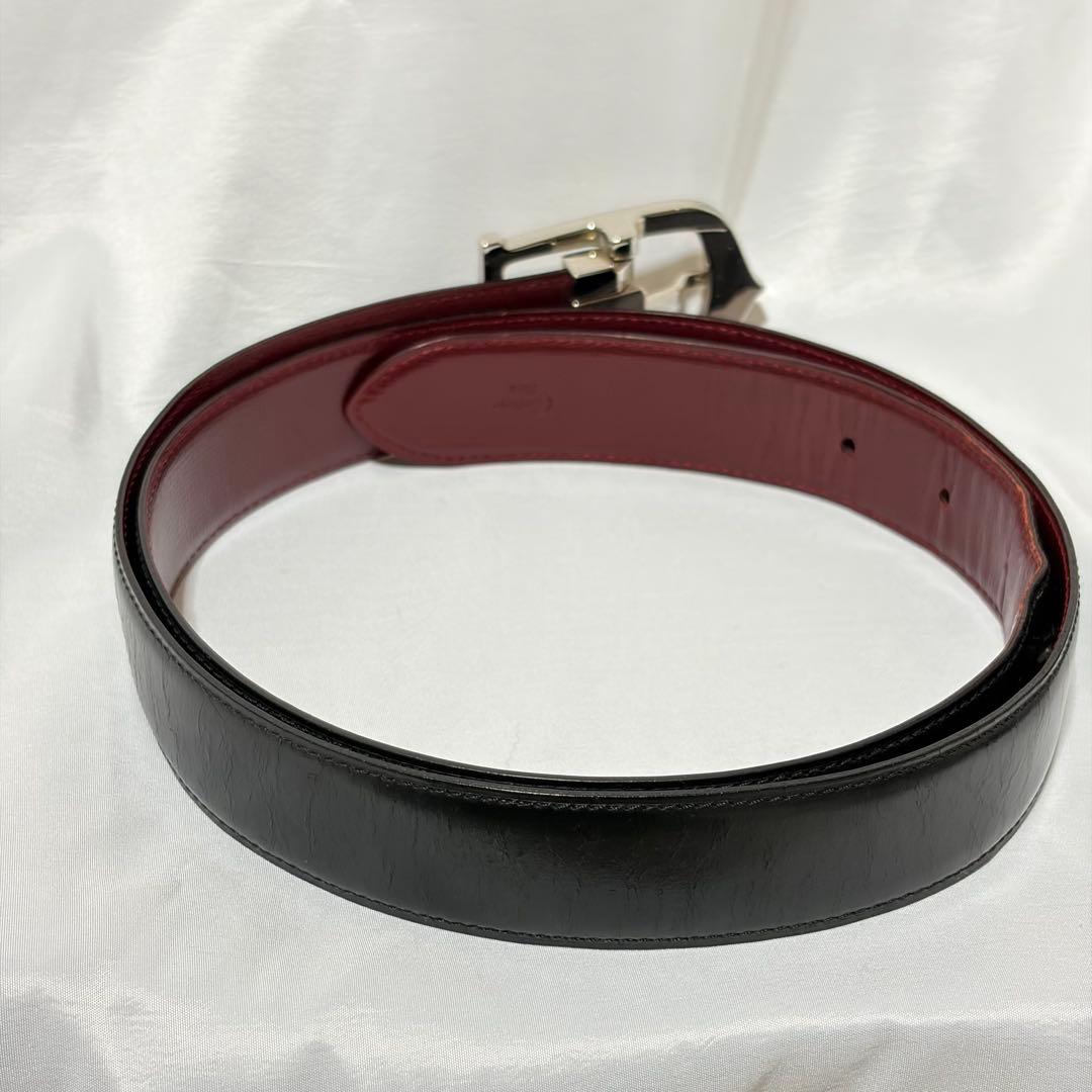 美品 カルティエ アルディロン シルバー レザー