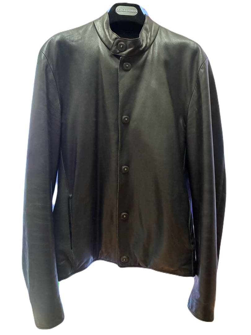 破格　EMPORIO ARMANI ラムレザージャケット