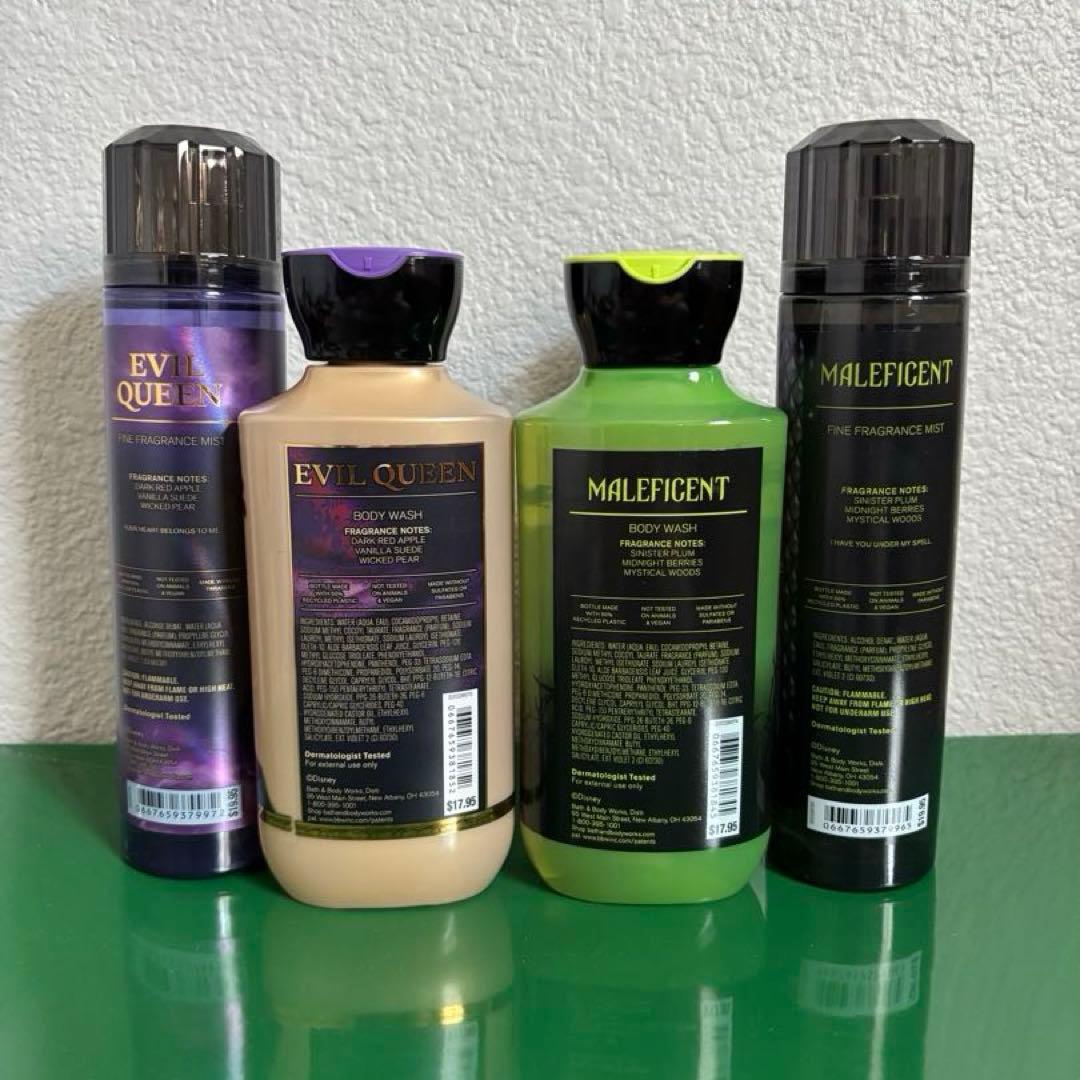 Bath&Body Works ボディウォッシュ&ミスト ヴィランズ 4本セット
