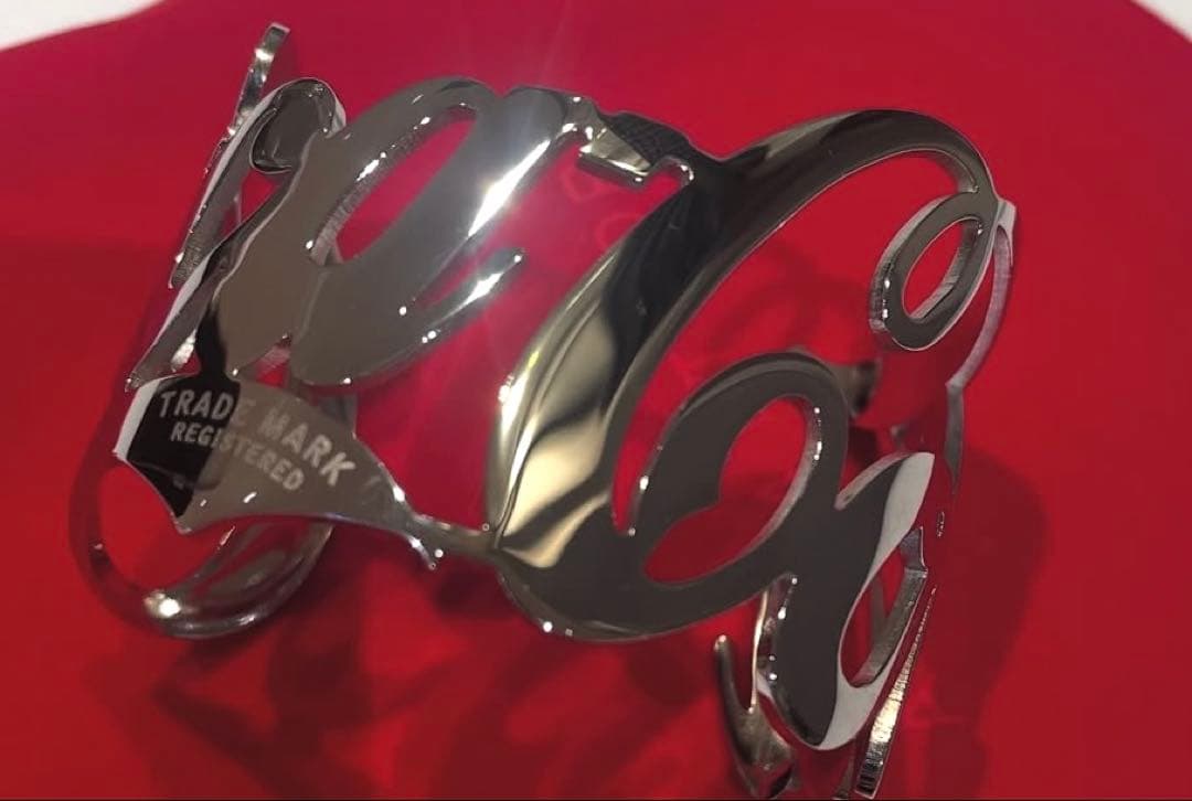 アダムエロペ　Adam et Rope Coca-Cola ロゴ　バングル