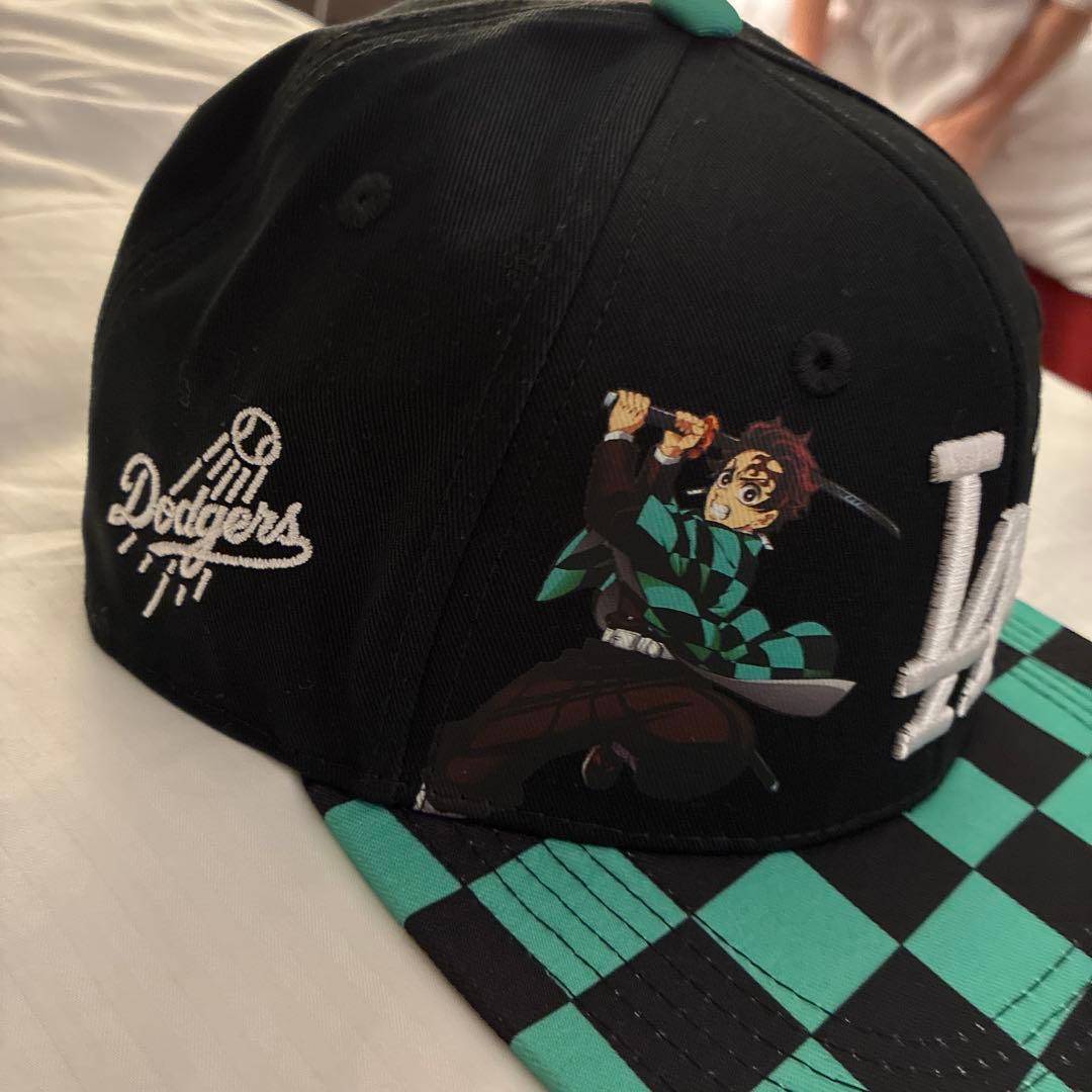 【新品】鬼滅の刃 ドジャース コラボキャップ