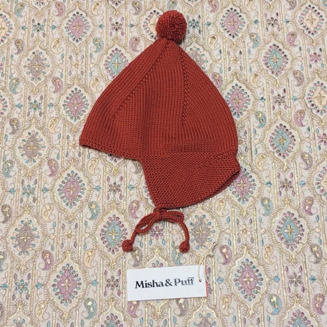 帽子 pointy peak hat garnet 2-4y misha&puff