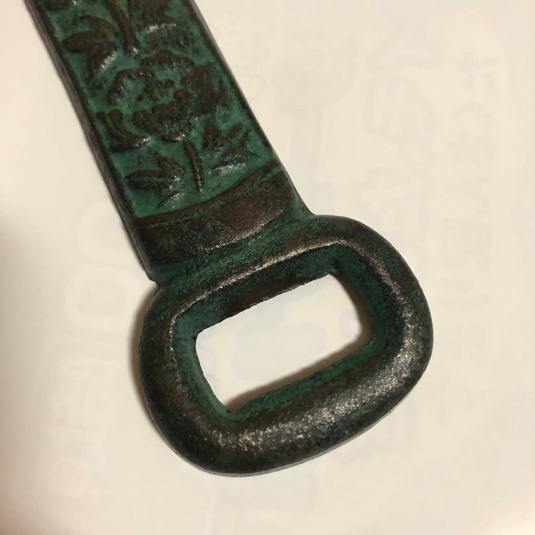 栓抜き　こけし　レア　鉄製　キッチン　カトラリー