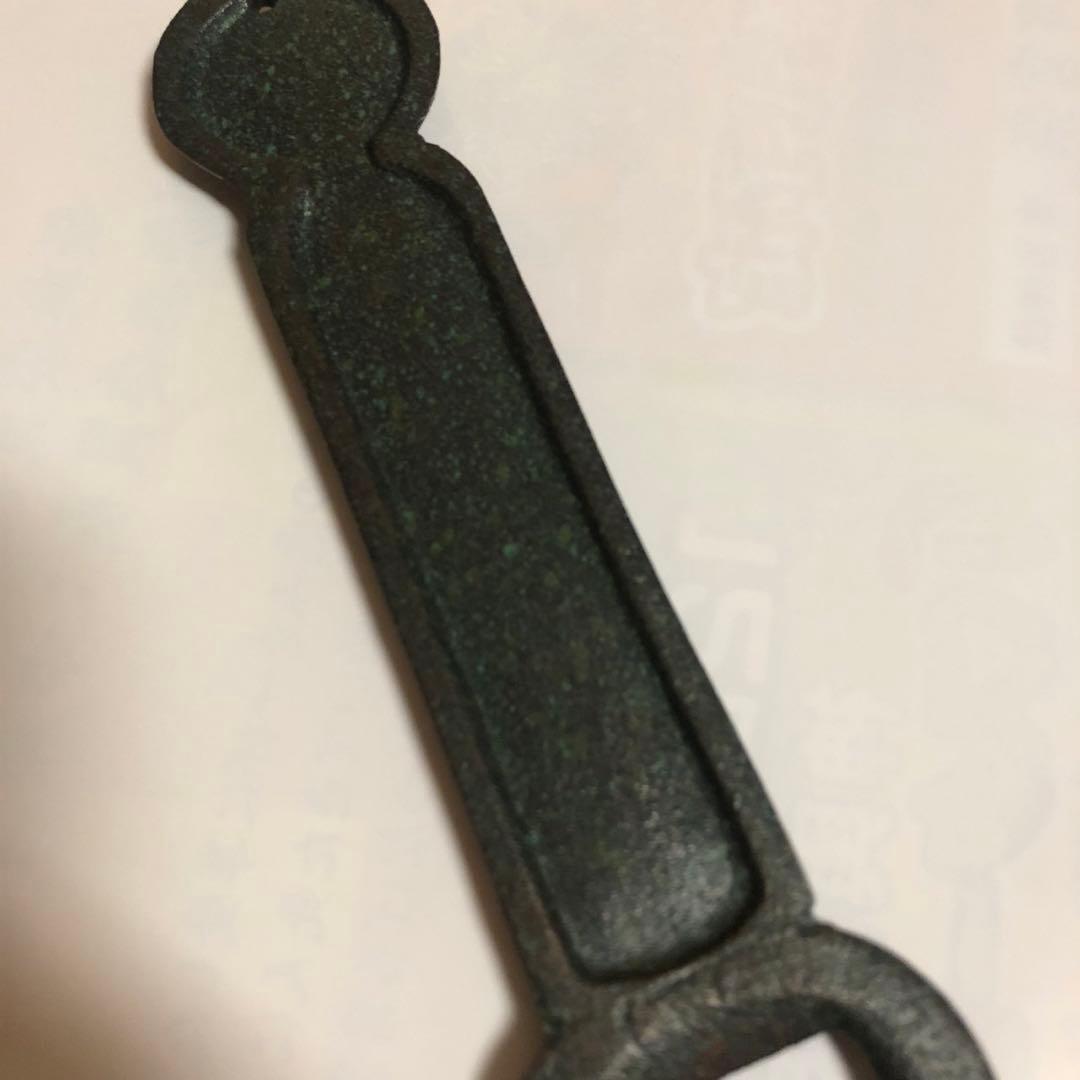 栓抜き　こけし　レア　鉄製　キッチン　カトラリー