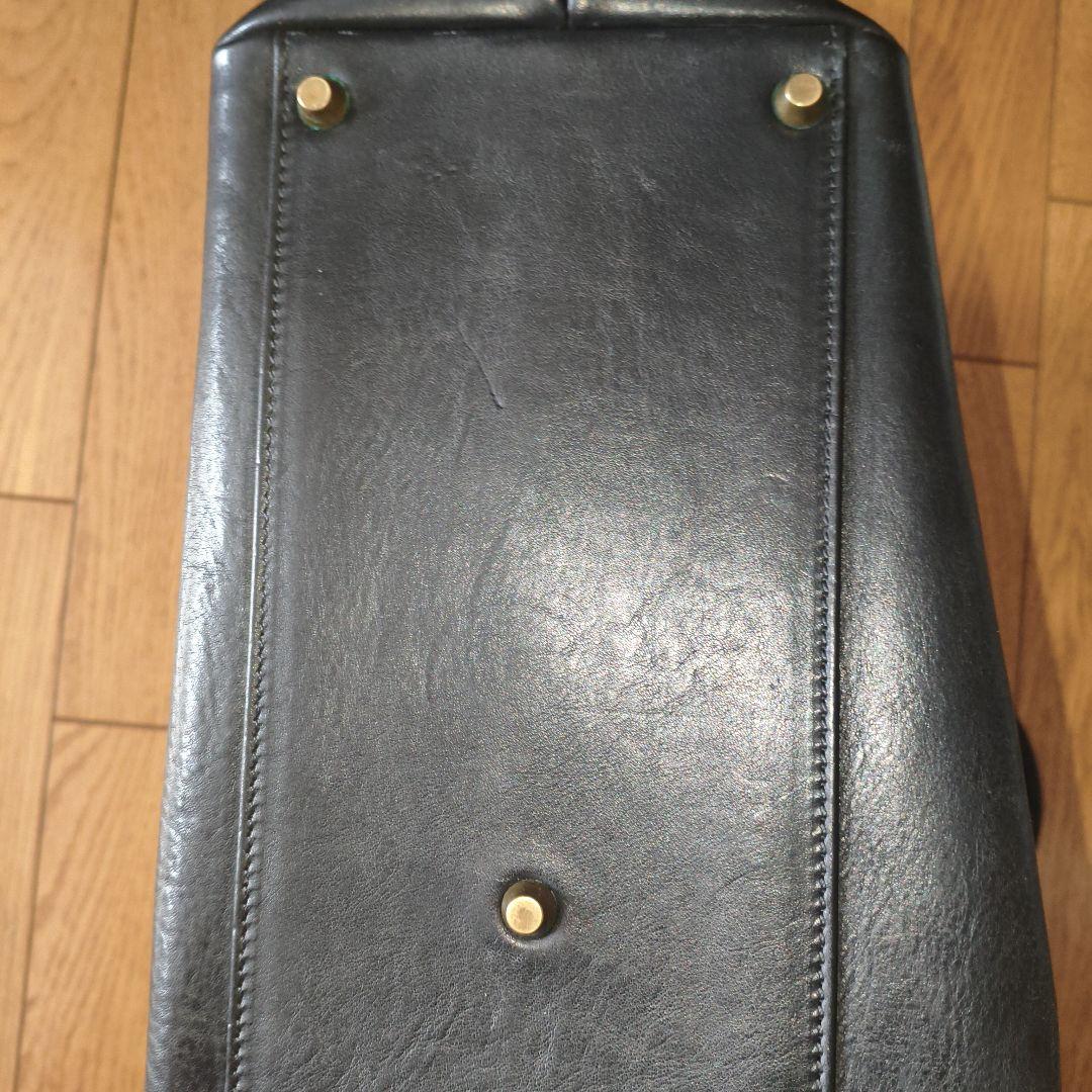 万双　シモーネBOXトートバッグ　ブラック