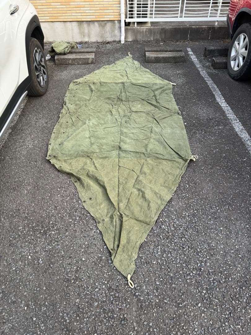 USハップテント（軍幕）ZIP加工済