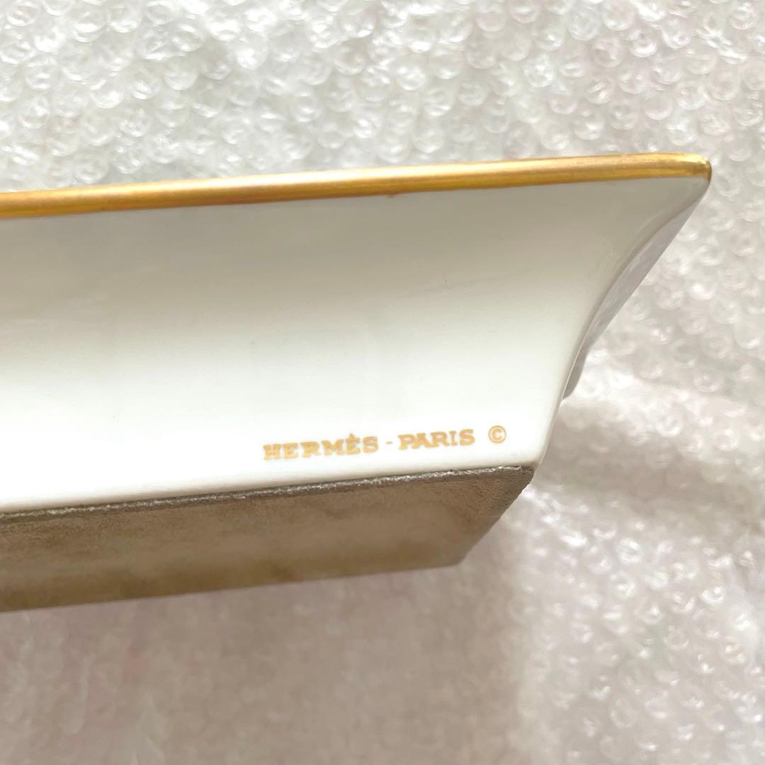 新品・未使用　HERMES　エルメス　灰皿　オシドリ　RYBAL フランス製