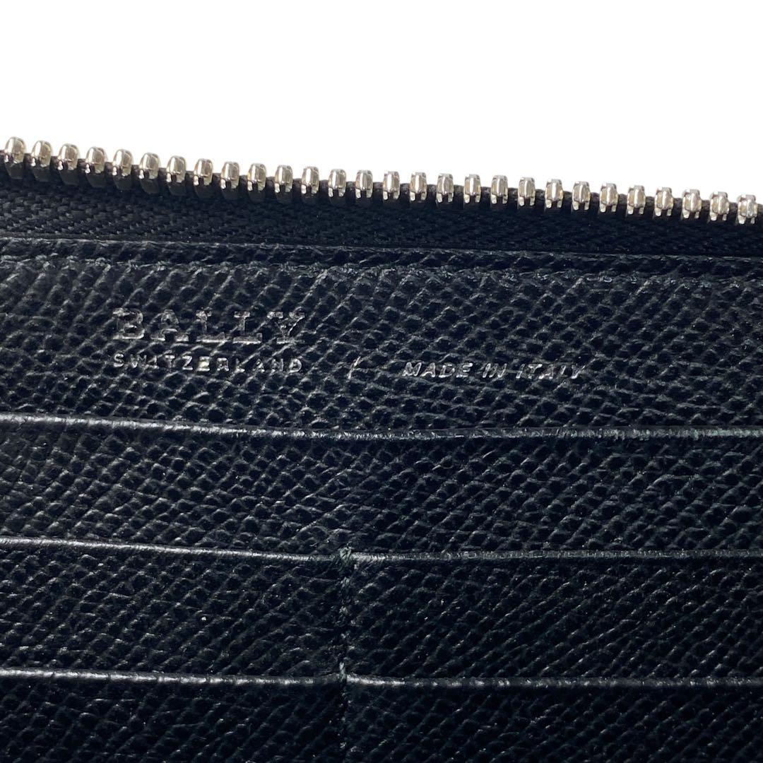 美品 バリー BALLY レザー 長財布 メンズ