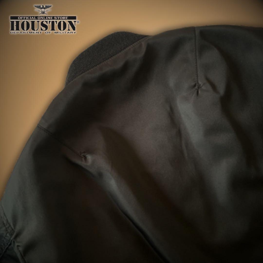 『cool◎』HOUSTON(ヒューストン)MA-1フライトジャケット ブラック