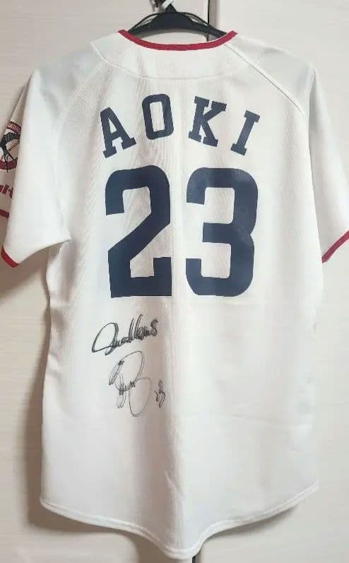 東京ヤクルトスワローズ 青木宣親選手 サイン入りユニホーム