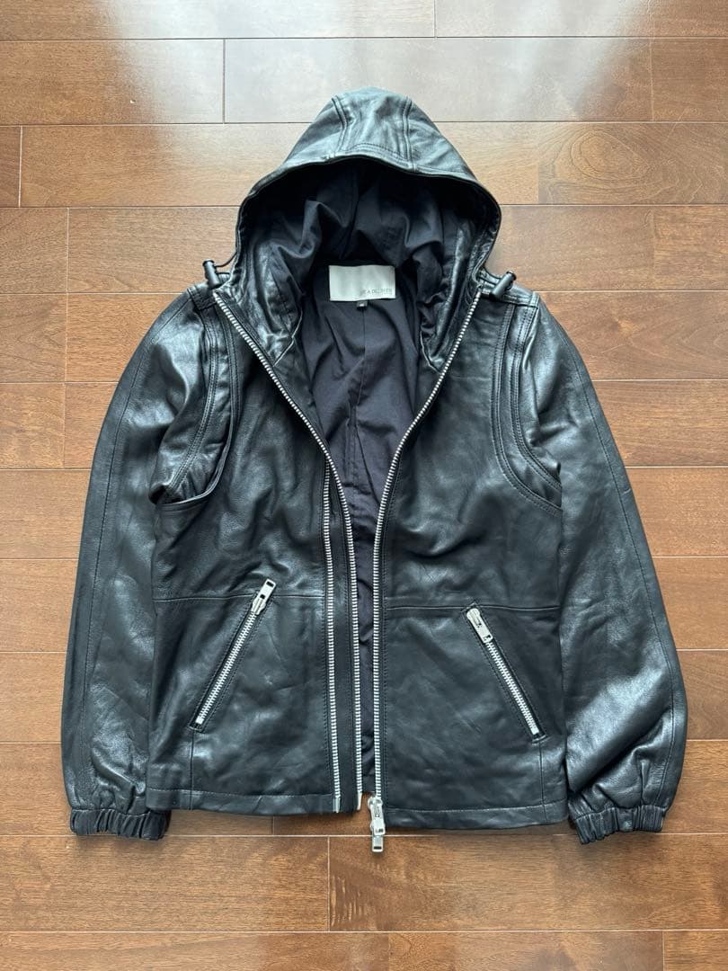 未使用品 HE A DL_INER フードレザー44 VANQUISH Y2K