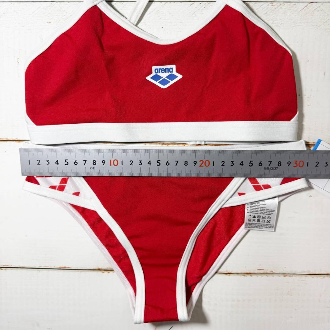 Arena 女性用 ビーチバレー ツーピース ビキニ ブルマ Red USA28