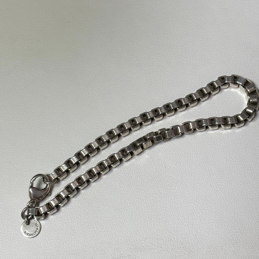Tiffany & Co. シルバーチェーンブレスレット 長さ19cm