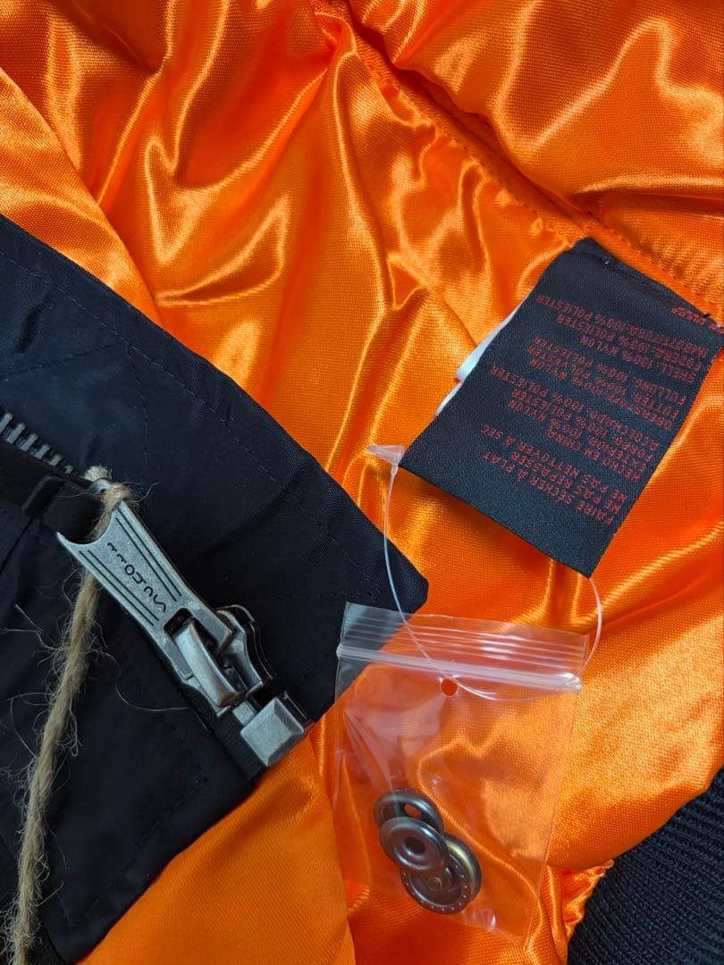 SCHOTT MA-1フライトジャケット 黒2XL新品