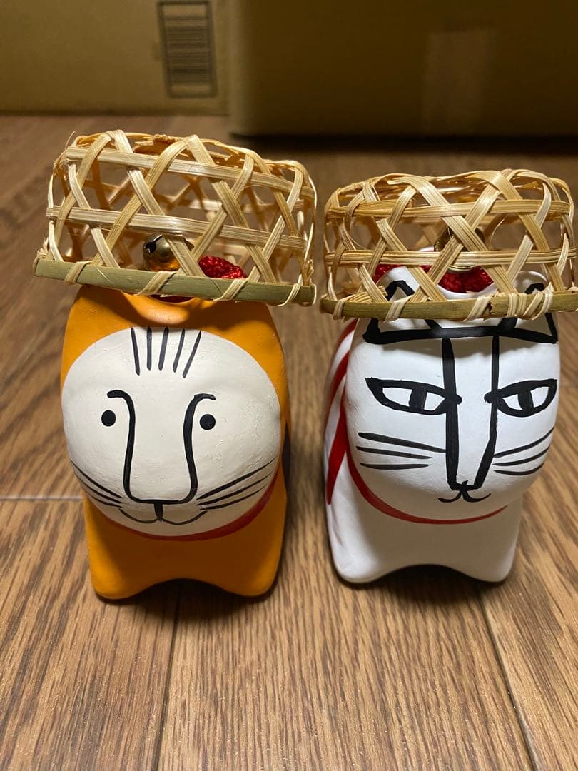 【週末限定】リサ・ラーソンの猫の張り子 (ミッセ・マイキー)