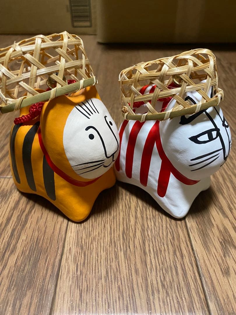 【週末限定】リサ・ラーソンの猫の張り子 (ミッセ・マイキー)
