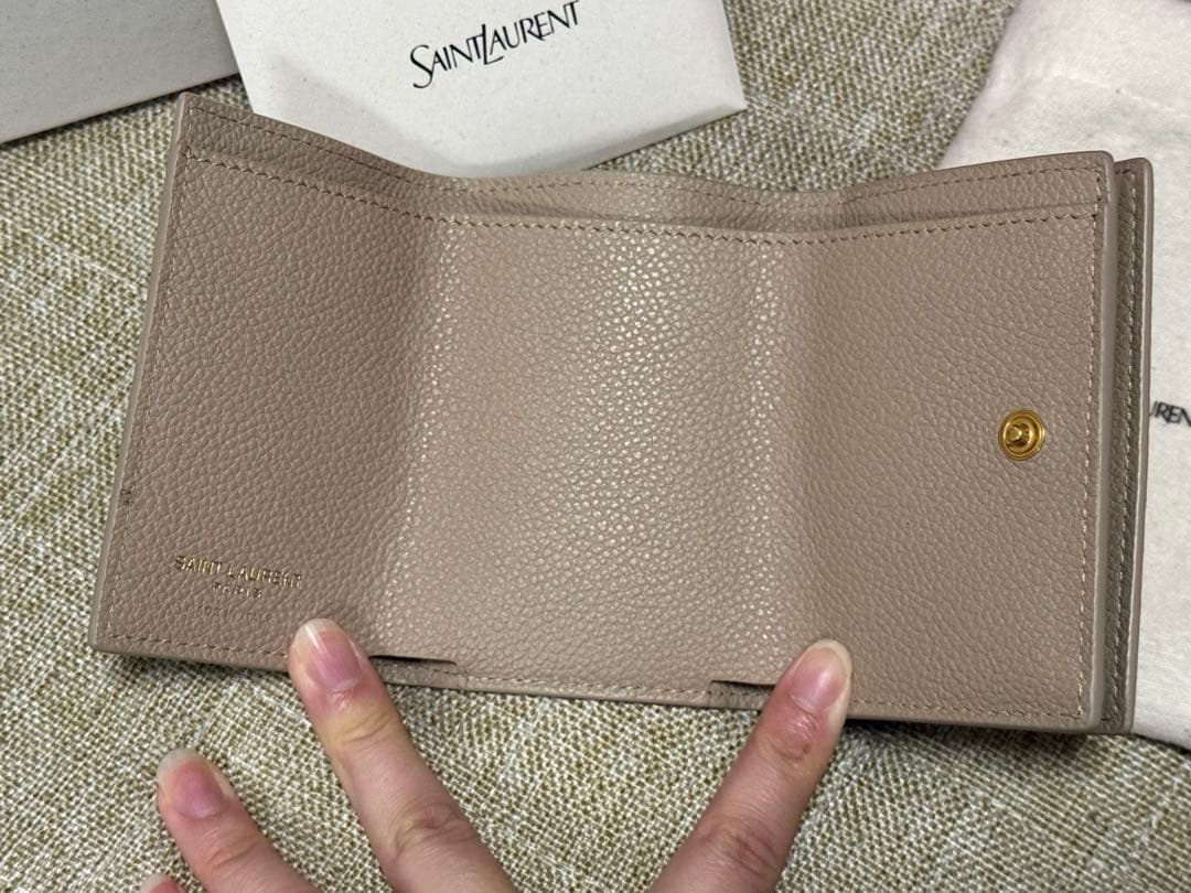 ⭐️新品未使用⭐️ サンローラン オリガミ タイニーウォレット モノグラム YSL