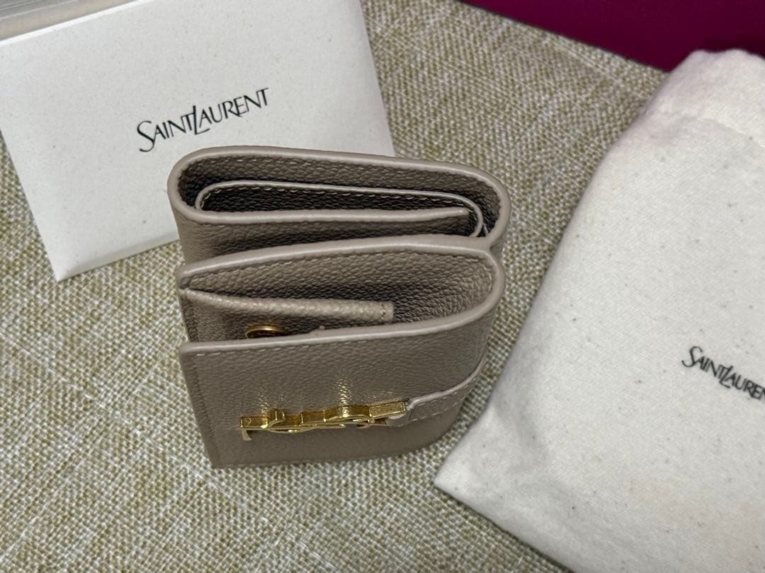 ⭐️新品未使用⭐️ サンローラン オリガミ タイニーウォレット モノグラム YSL
