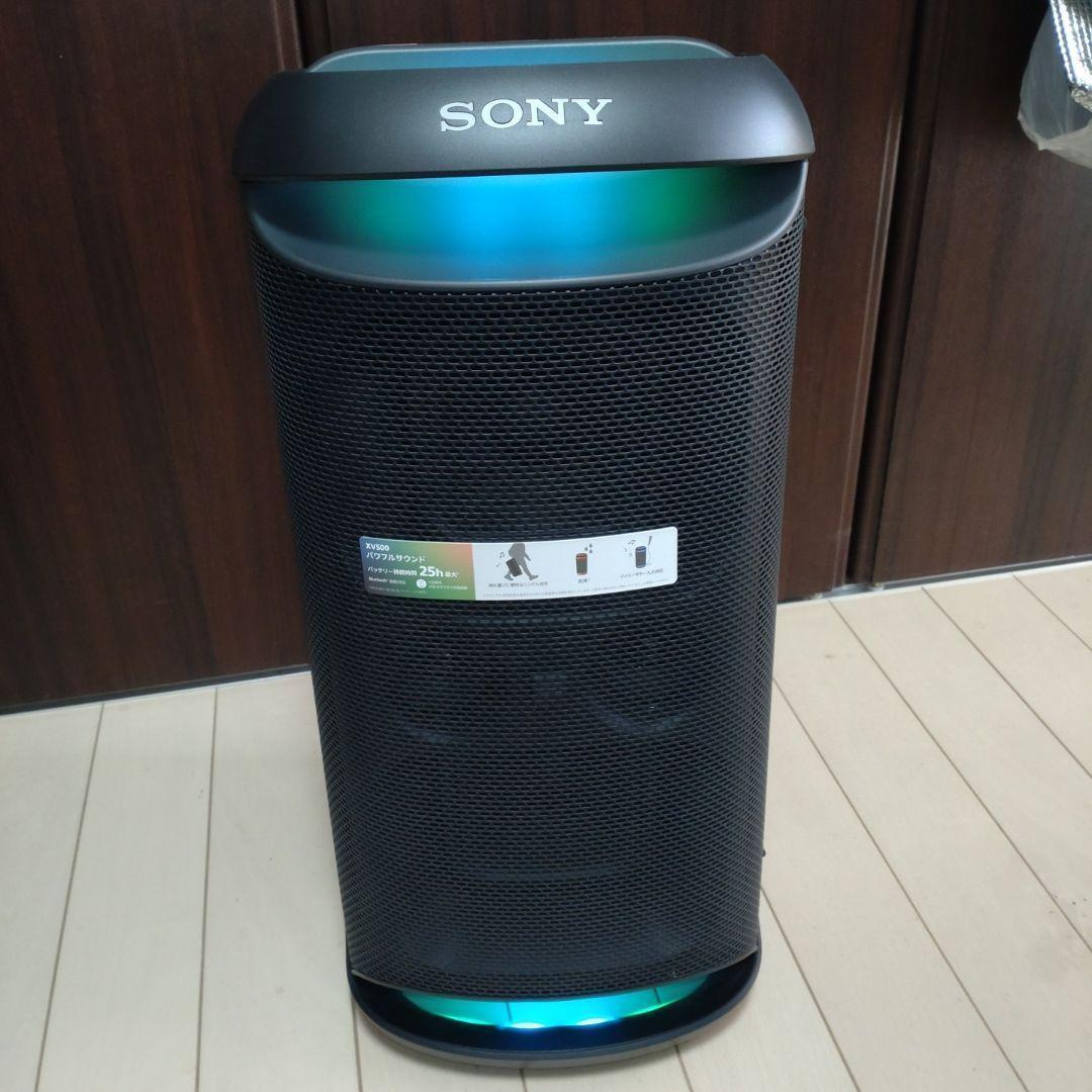 【美品】SONY Bluetooth スピーカー SRS XV-500　ブラック