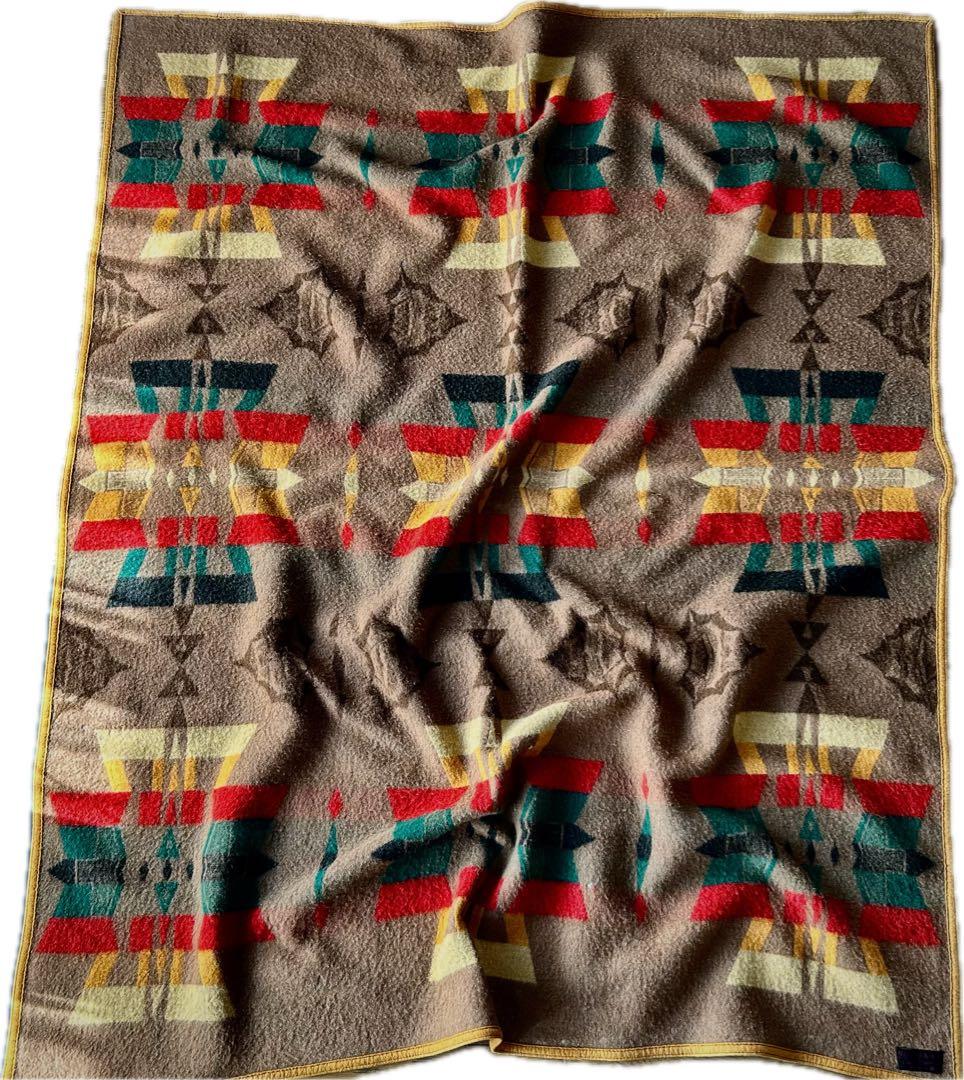 1930’s Pendleton ペンドルトン ブランケット ビーコン柄 ナバホ