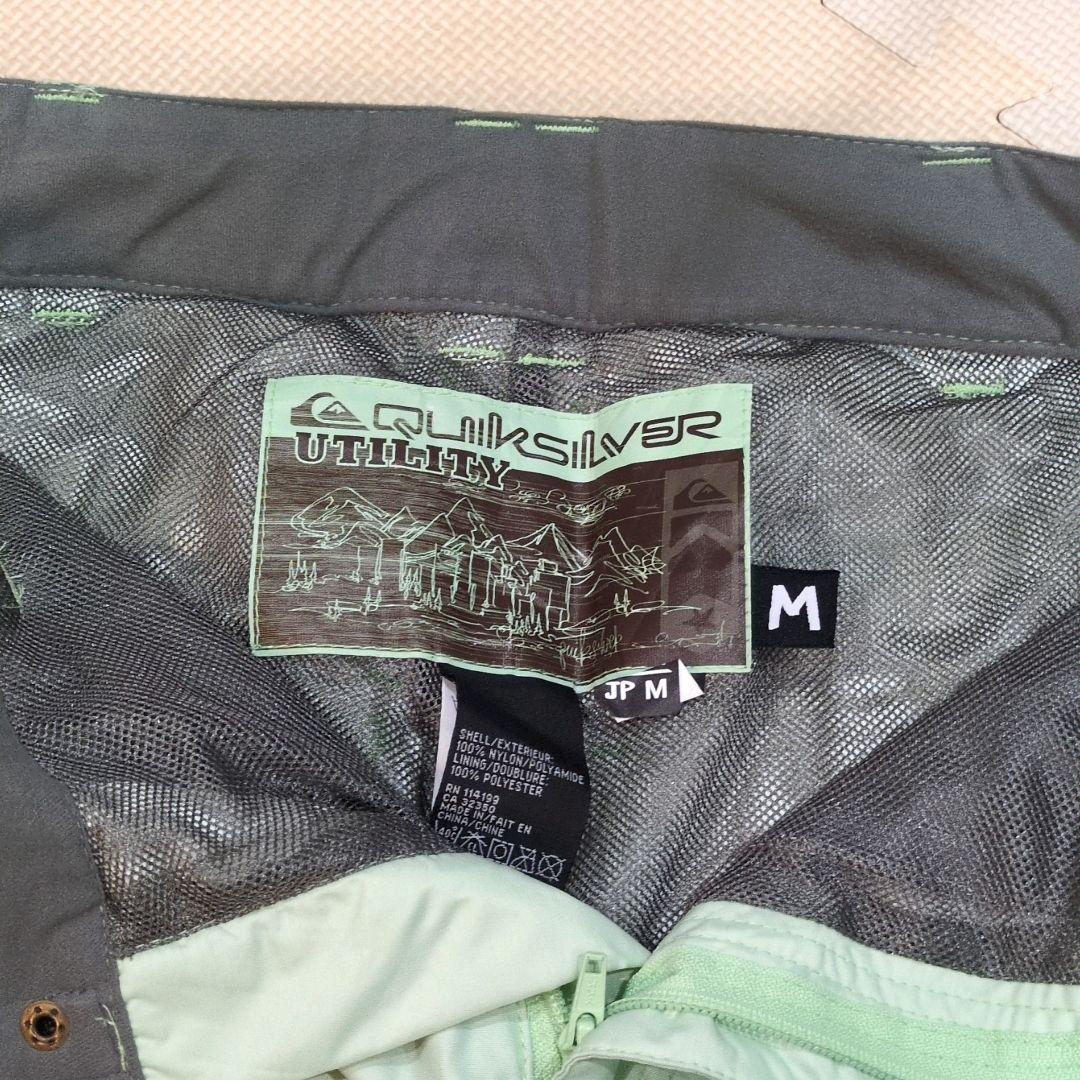 QUIKSILVER クイックシルバー スノーボードウェア 上下セット メンズM