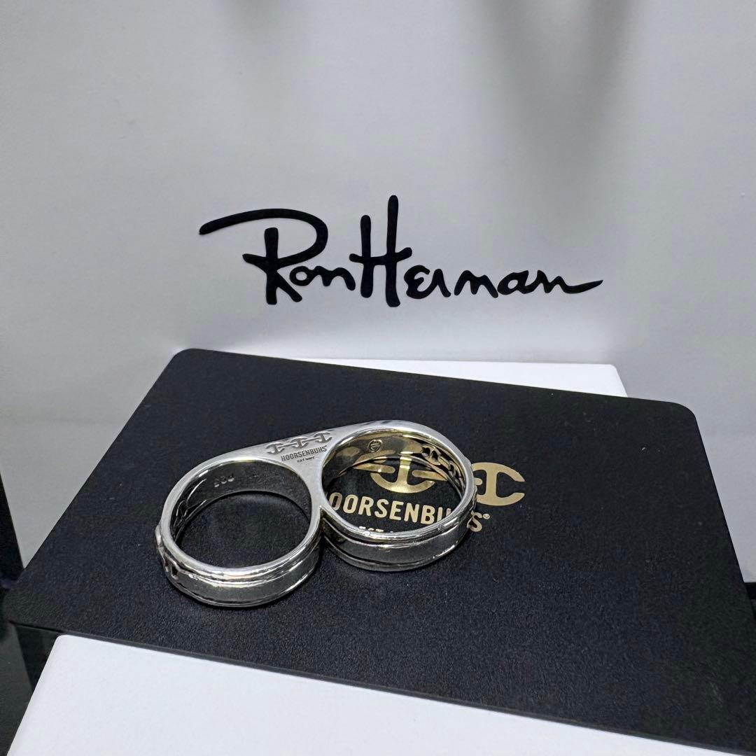 アクセサリー HOORSENBUHS DOUBLE BARREL KNUCKLE RING