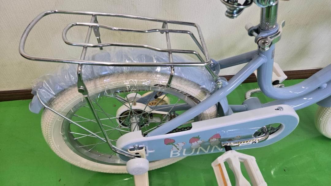 【値下げ中】子供用自転車 BUNNYデザイン 18インチ BLUE