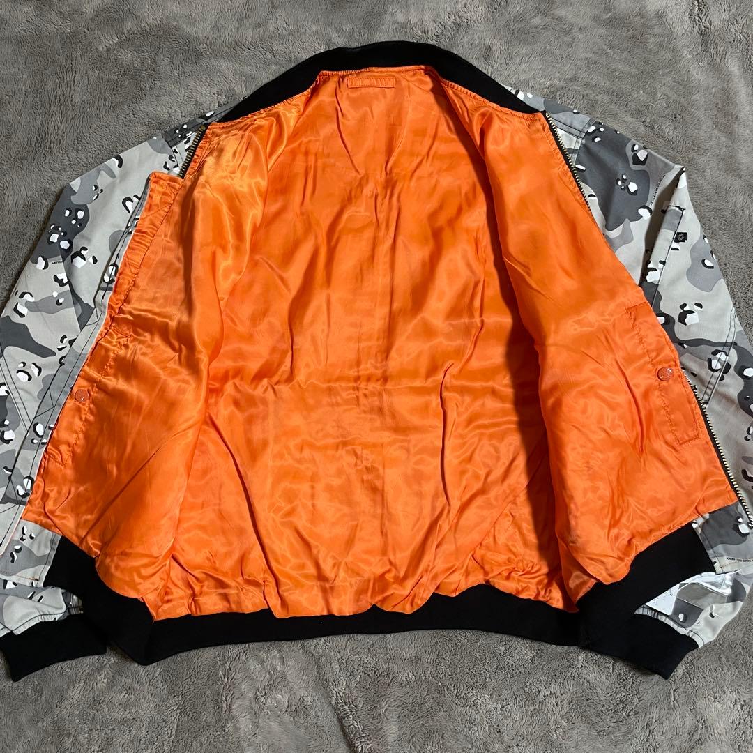 S 新品 MA-1 AHDM FOSTEX NON-PADDED XL