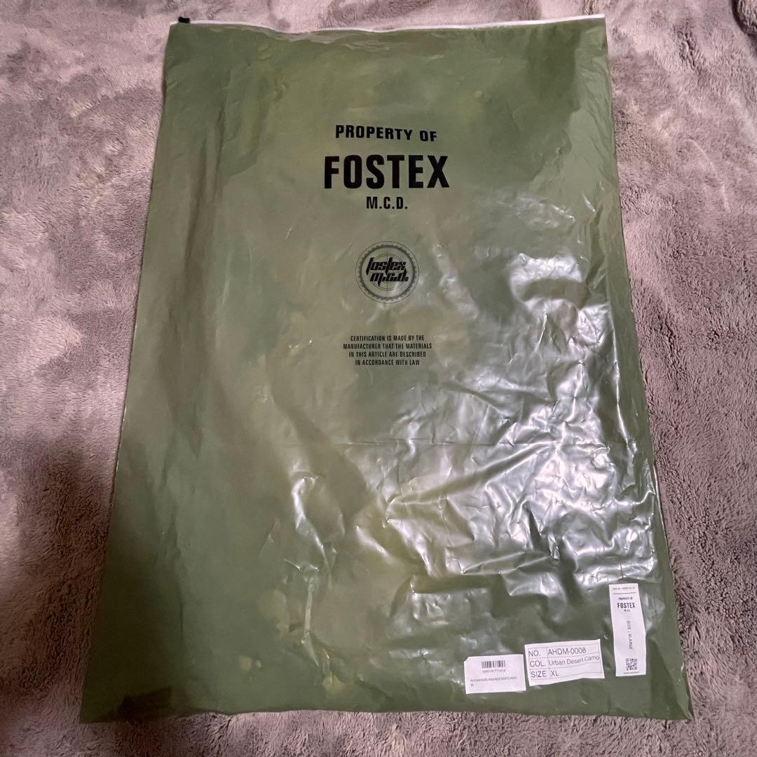 S 新品 MA-1 AHDM FOSTEX NON-PADDED XL