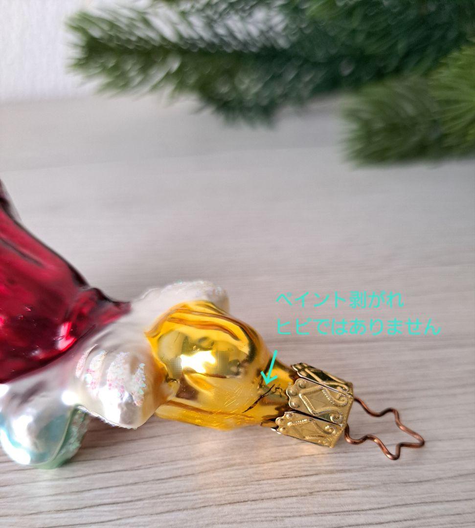 Inge glas　インゲグラス　プレゼントを持つ天使　ガラスオーナメント