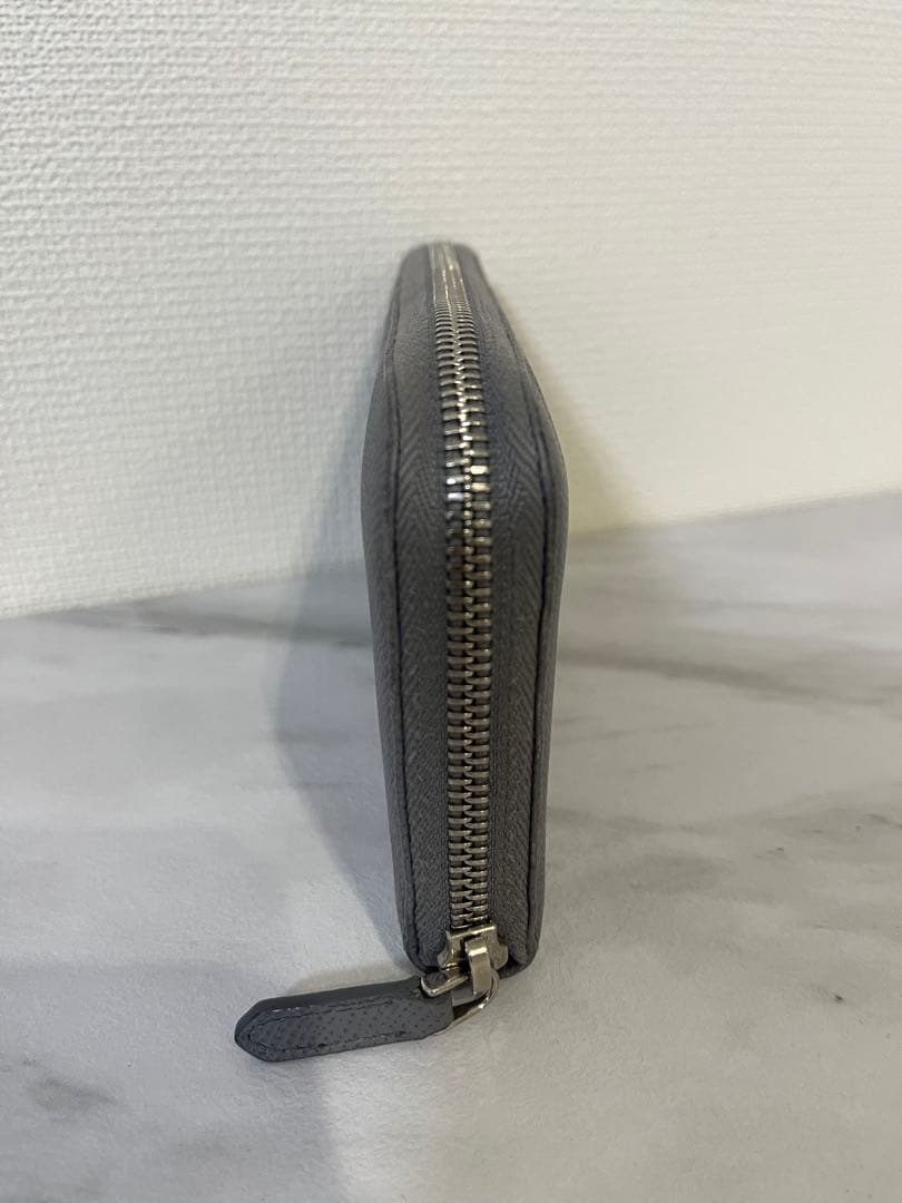 BVLGARI ブルガリ　マンジップウォレット　グレー　長財布　付属品完備