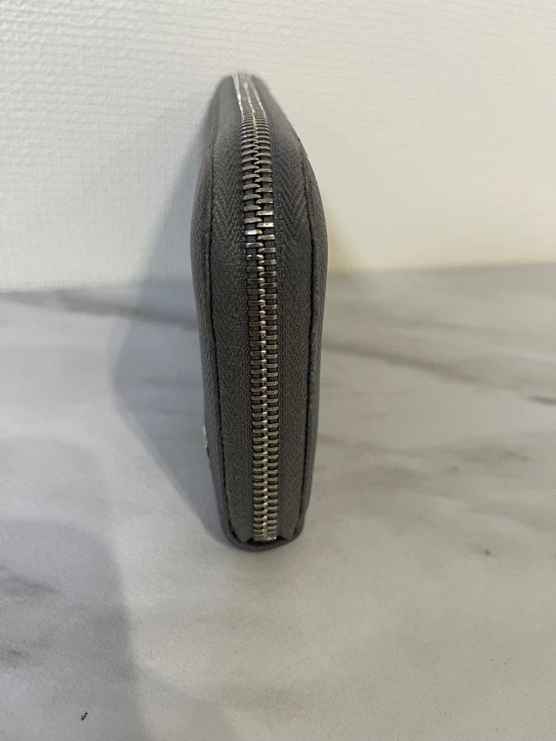 BVLGARI ブルガリ　マンジップウォレット　グレー　長財布　付属品完備