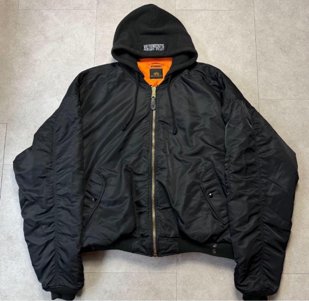ジャケット・アウター vetements alpha over ma-1 bomber jacket